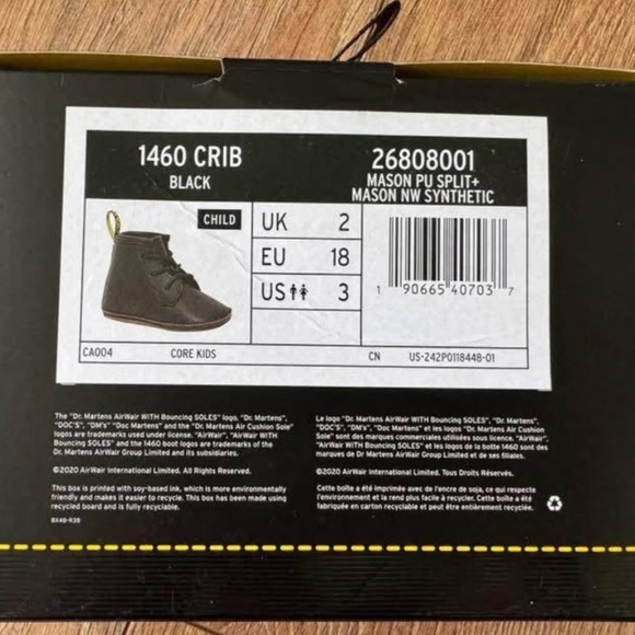 Infant Dr. Martens Booties - Size 3 - Picture 4 of 5